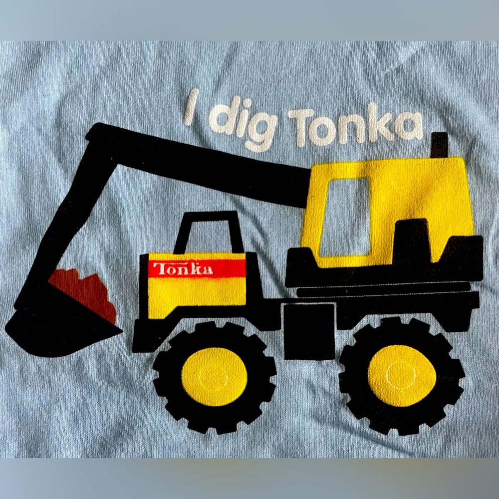 Original ‘I dig Tonka’ youth Tonka Truck T-Shirt